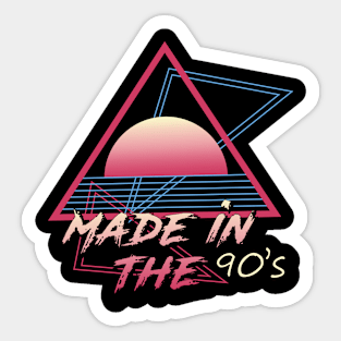 Made In The 90's Sticker